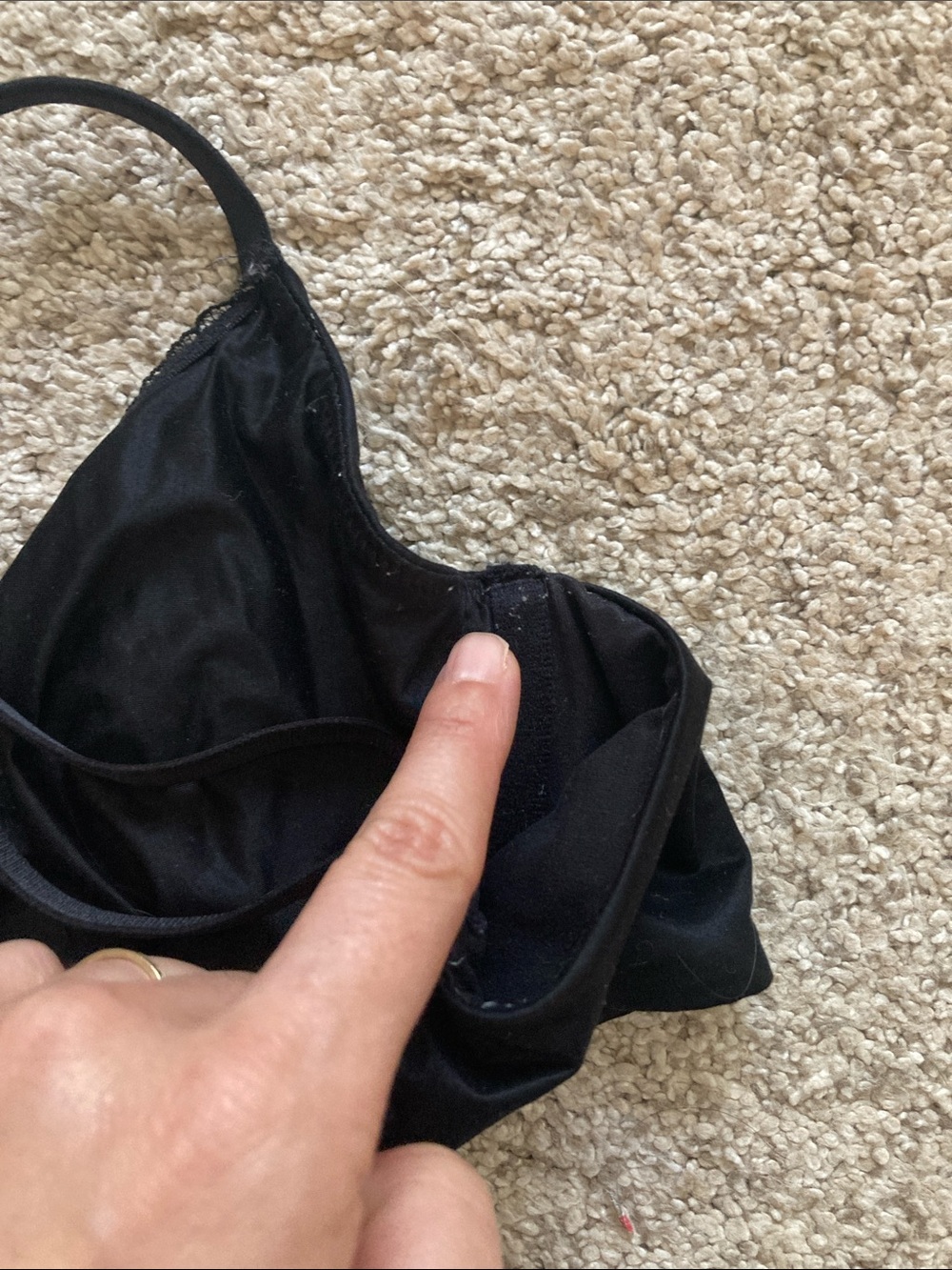 Like New Body by Victoria Black 34C Unlined Demi - Picture 4 of 4